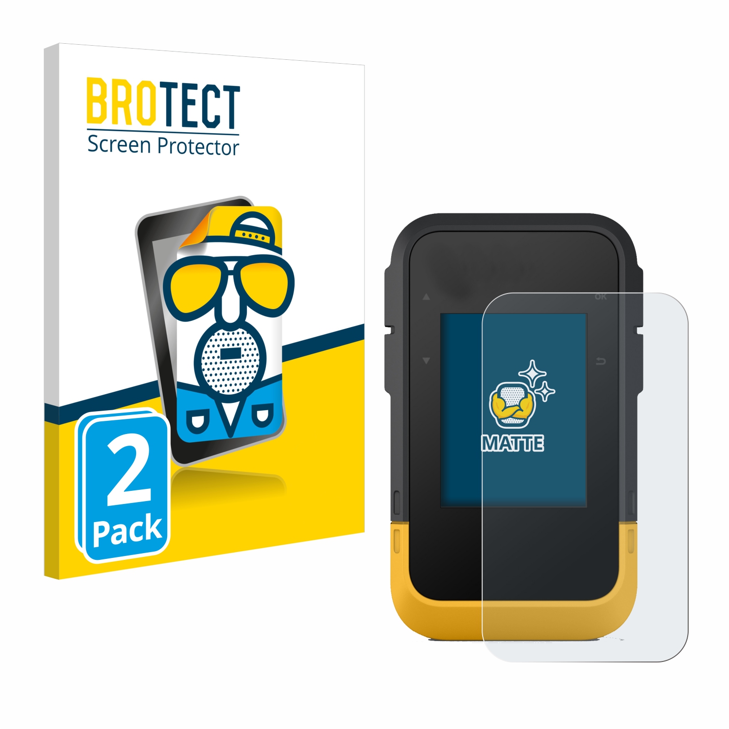 2x BROTECT Entspiegelungs-Folie pro Garmin eTrex SE