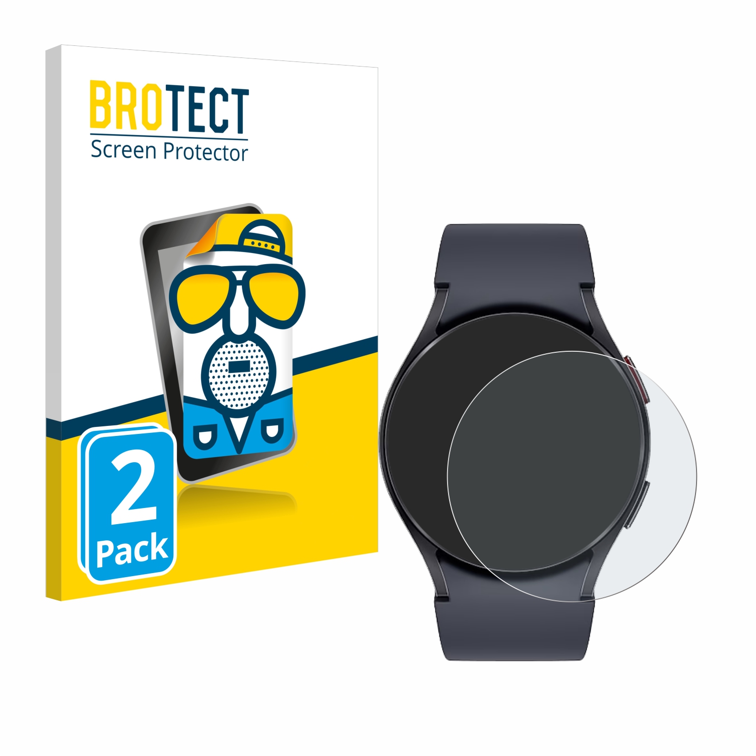 2x BROTECT Entspiegelungs-Folie pro Samsung Galaxy Watch 6 (44 mm)