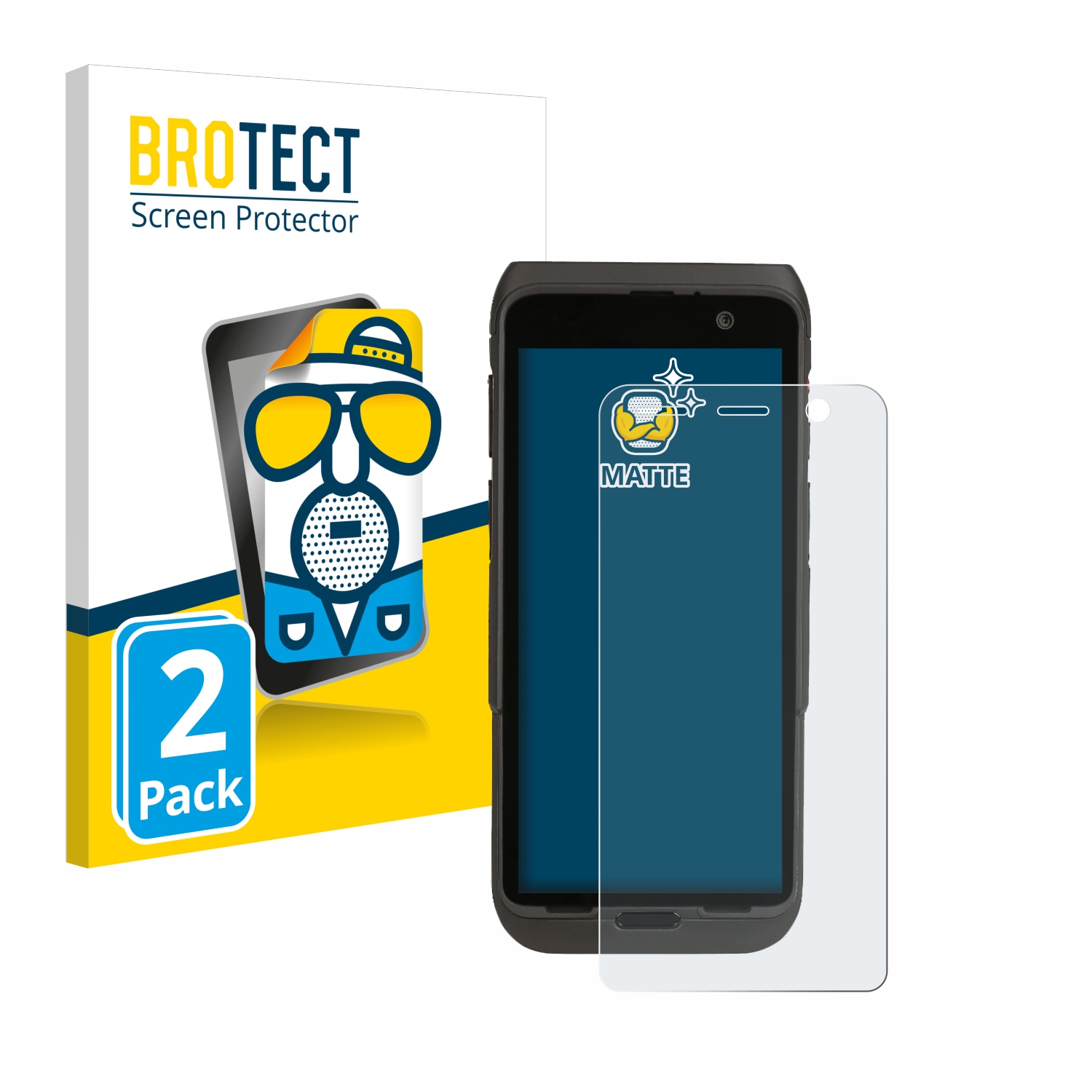 2x BROTECT Entspiegelungs-Folie pro Honeywell CT47