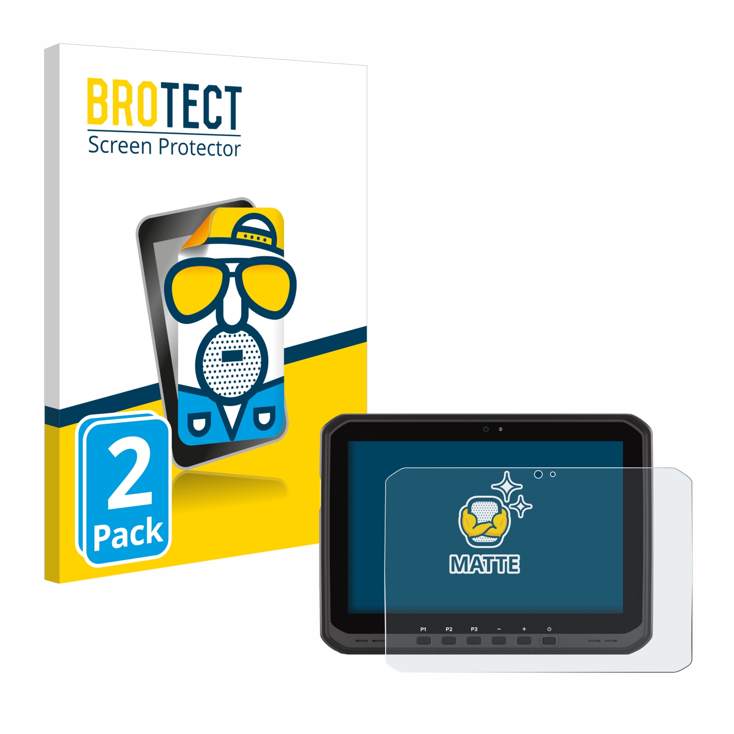 2x BROTECT Entspiegelungs-Folie pro Zebra ET60