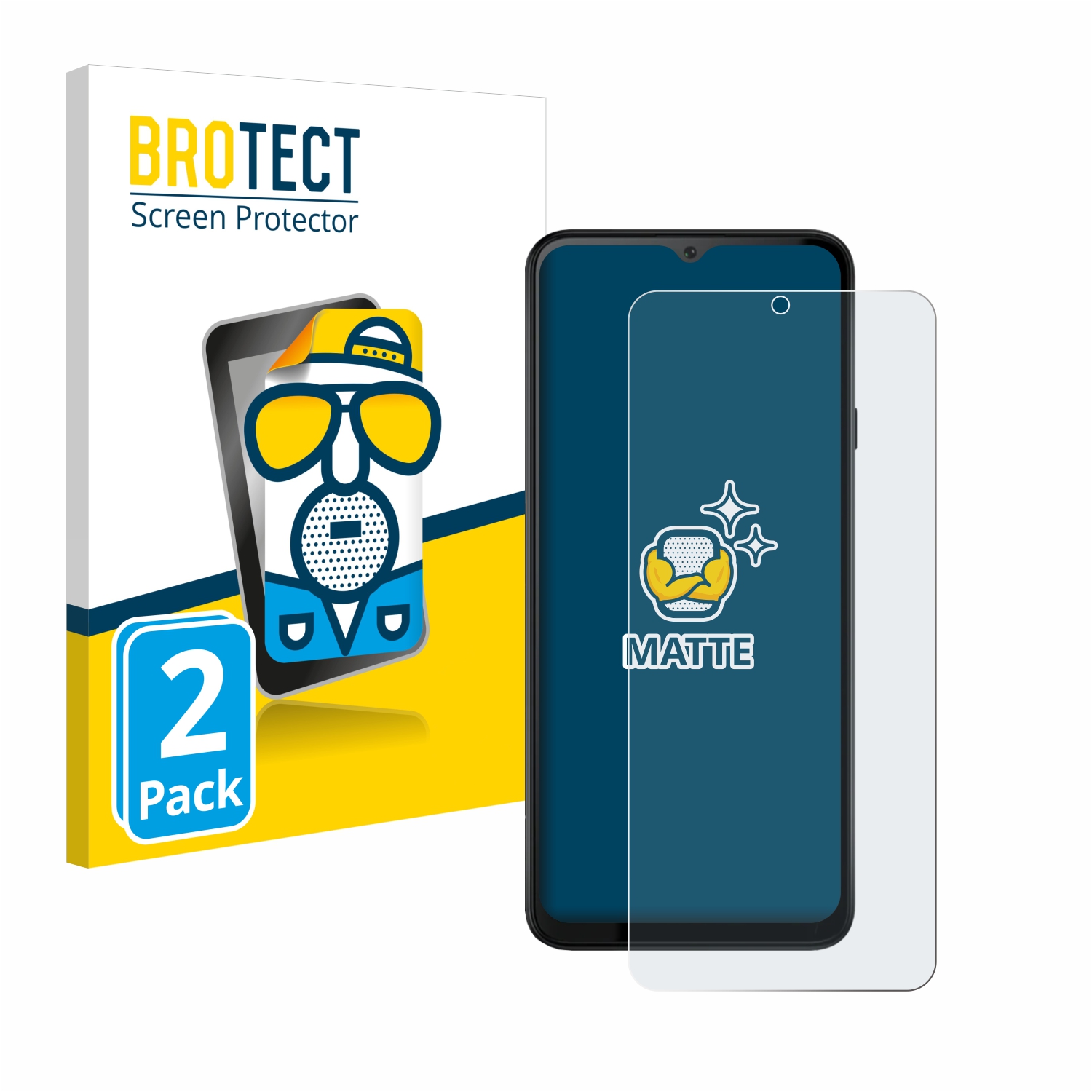 2x BROTECT Entspiegelungs-Folie pro Cubot Note 50