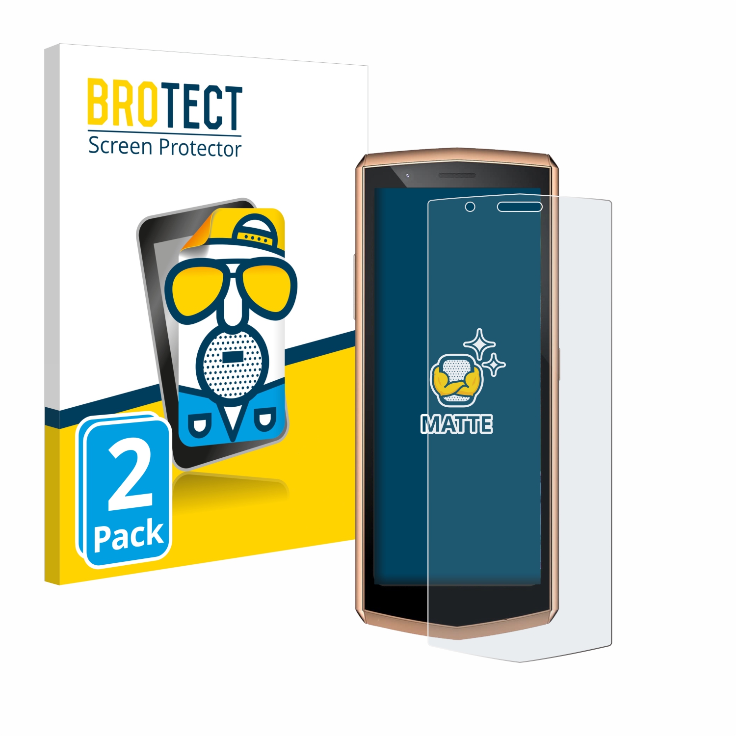 2x BROTECT Entspiegelungs-Folie pro Cubot Pocket 3