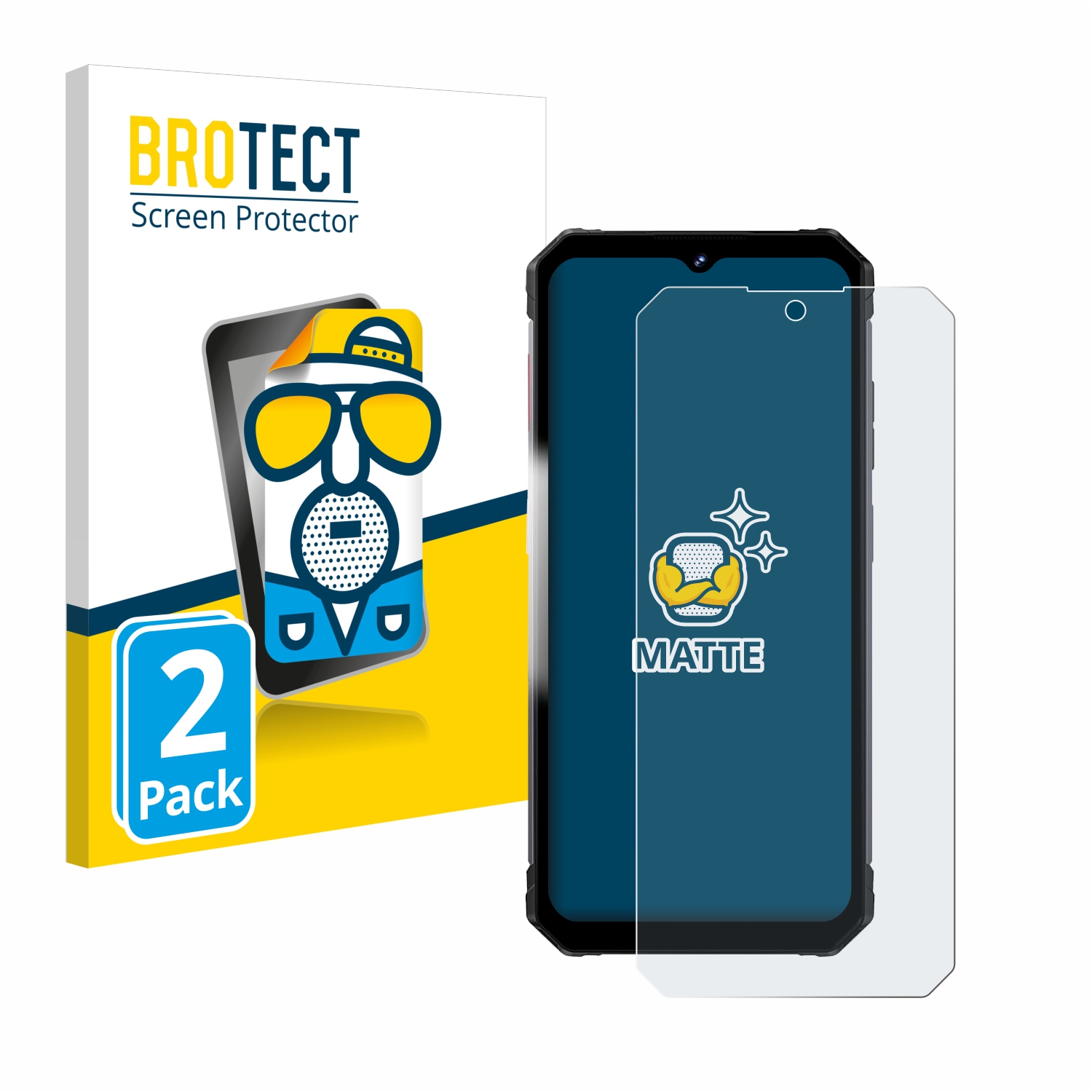 2x BROTECT Entspiegelungs-Folie pro Fossibot F102