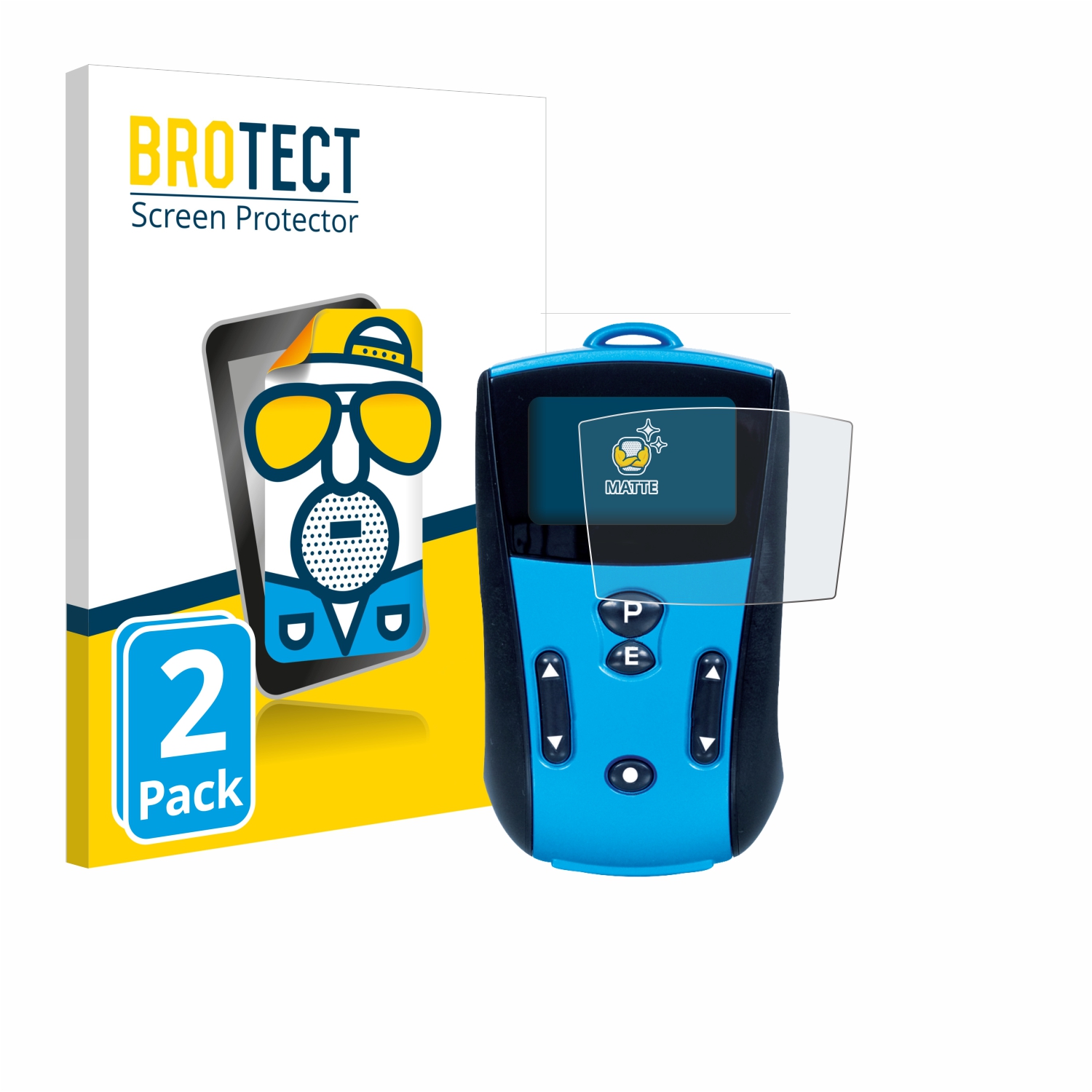 2x BROTECT Entspiegelungs-Folie pro schwa-medico UROstim 2