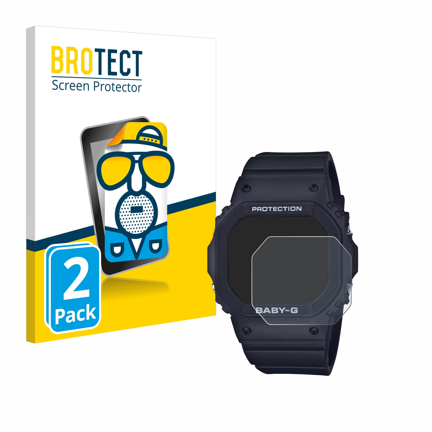 2x BROTECT Entspiegelungs-Folie pro Casio Baby-G BGD-565
