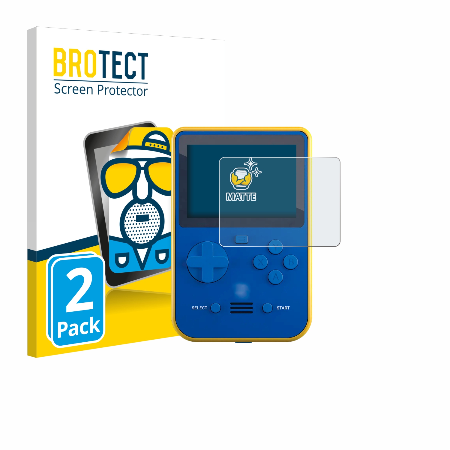 2x BROTECT Entspiegelungs-Folie pro Blaze Super Pocket