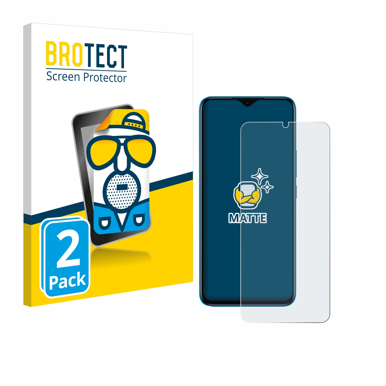 2x BROTECT Entspiegelungs-Folie pro Infinix Smart 6 HD
