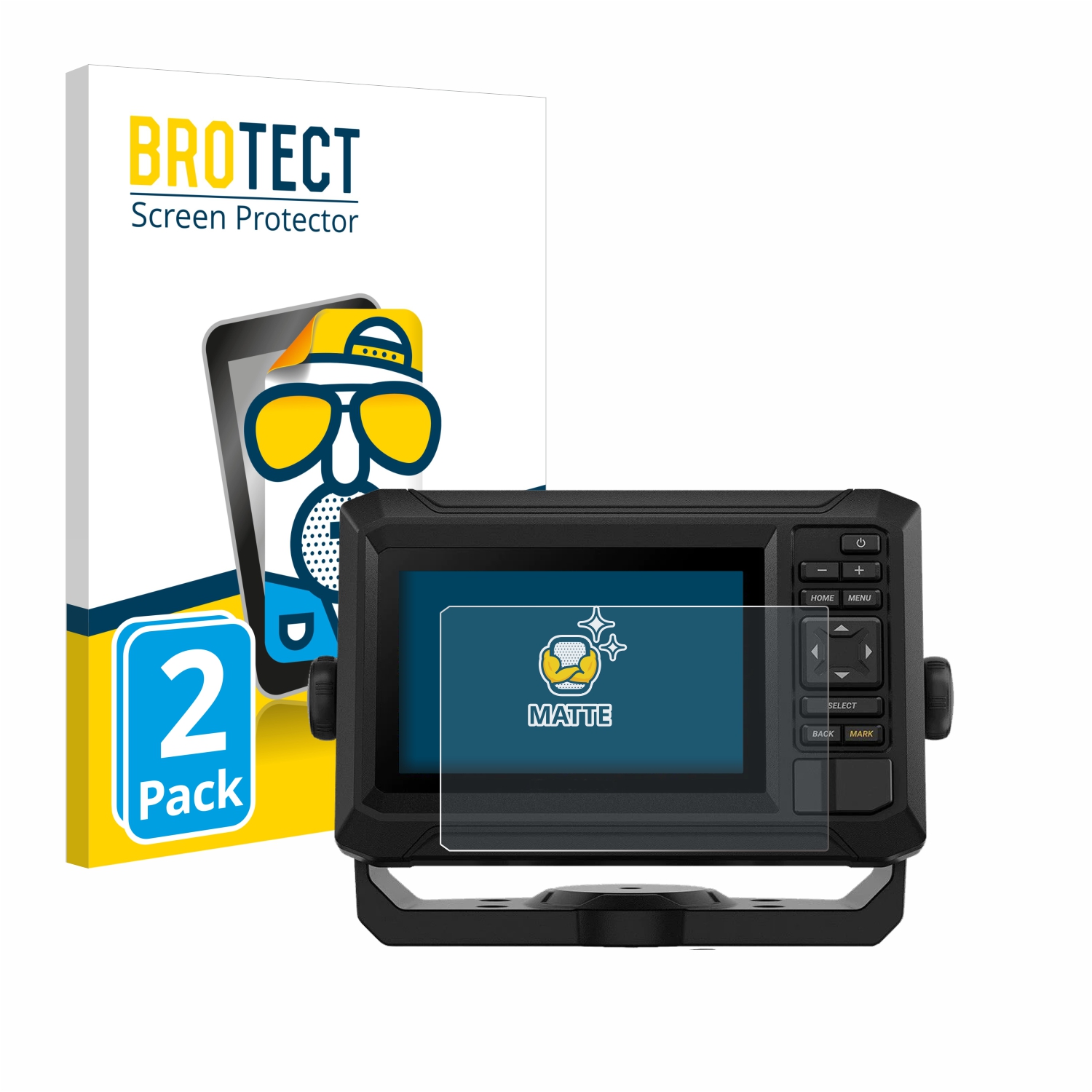 2x BROTECT Entspiegelungs-Folie pro Garmin ECHOMAP UHD2 5