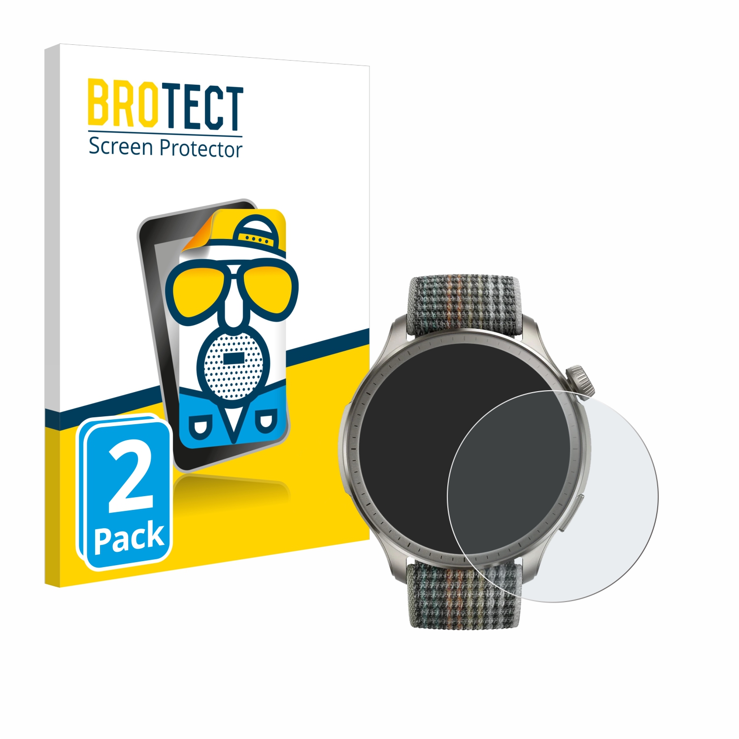 2x BROTECT Entspiegelungs-Folie pro Huami Amazfit Balance