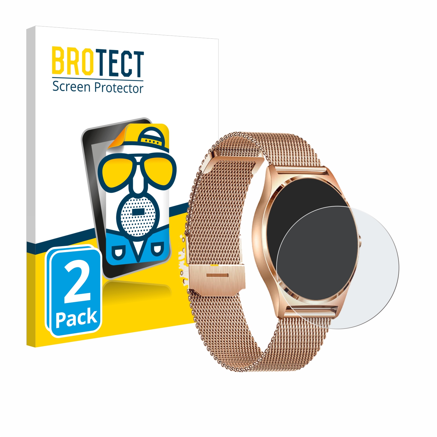 2x BROTECT Entspiegelungs-Folie pro Xcoast X-Watch Joli XC Pro