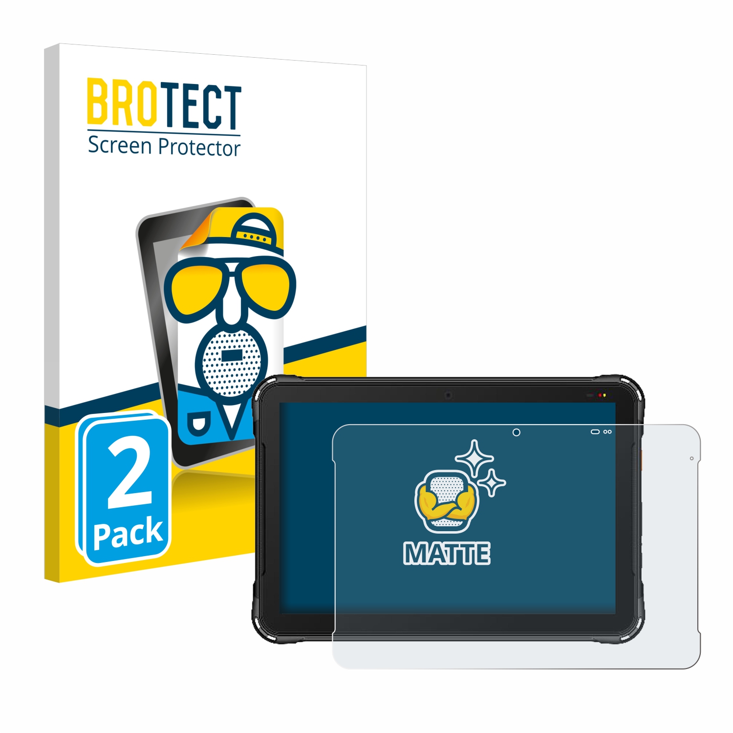2x BROTECT Entspiegelungs-Folie pro Urovo P8100P 10 Tablet