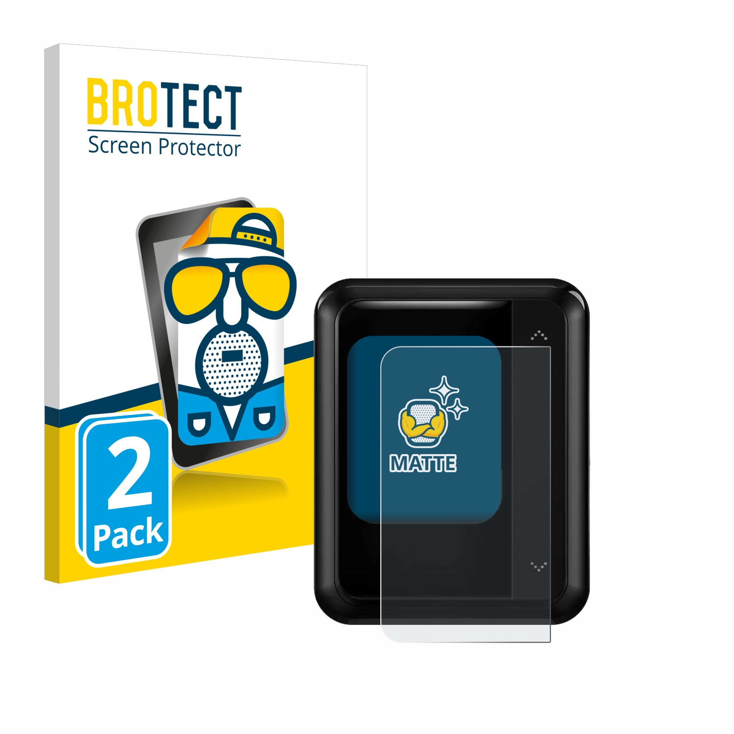 2x BROTECT Entspiegelungs-Folie pro Ikko ActiveBuds