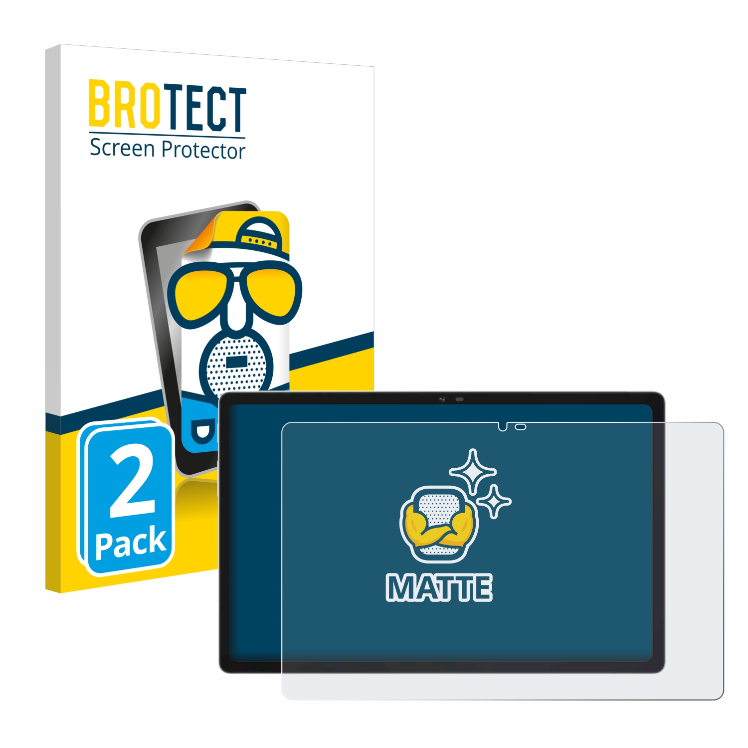2x BROTECT Entspiegelungs-Folie pro Blackview Oscal Pad 15