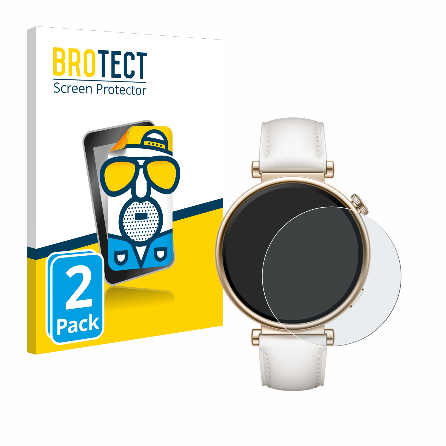 2x BROTECT Entspiegelungs-Folie pro Huawei Watch GT 4 (41mm)