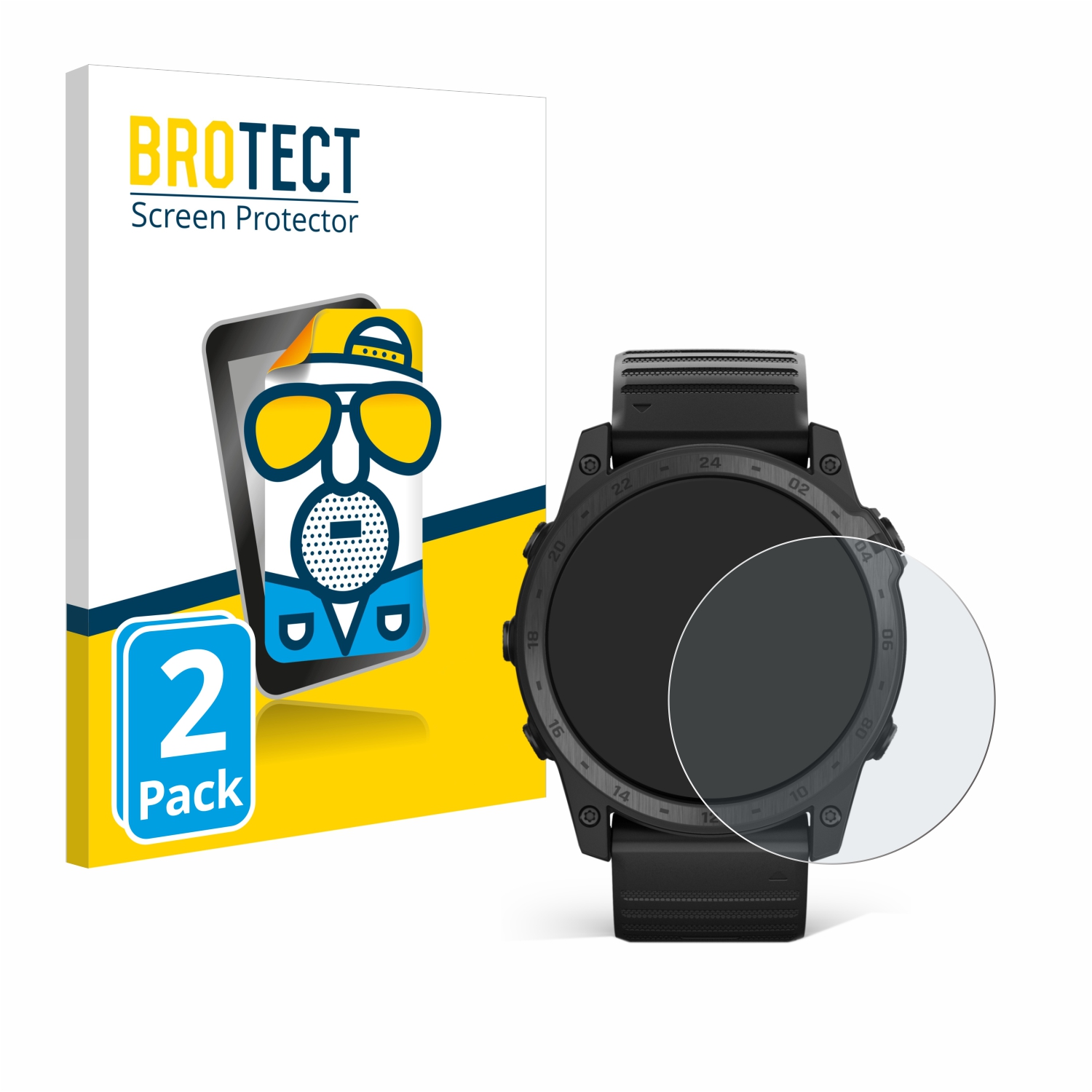2x BROTECT Entspiegelungs-Folie pro Garmin Tactix 7 AMOLED