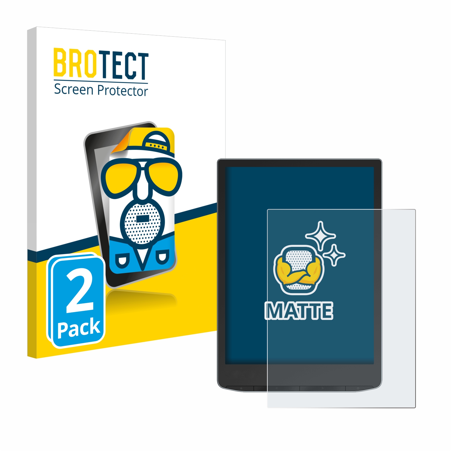 2x BROTECT Entspiegelungs-Folie pro PocketBook InkPad Color 3