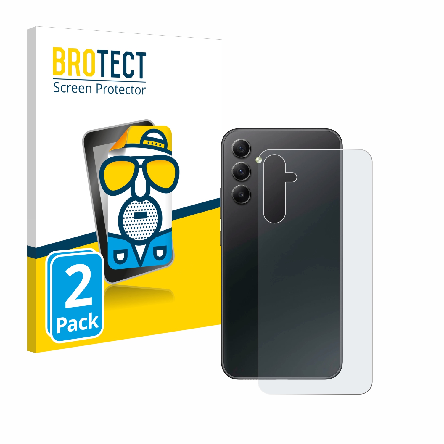 2x BROTECT Entspiegelungs-Folie pro Samsung Galaxy A34 5G Enterprise Edition (zadní strana)