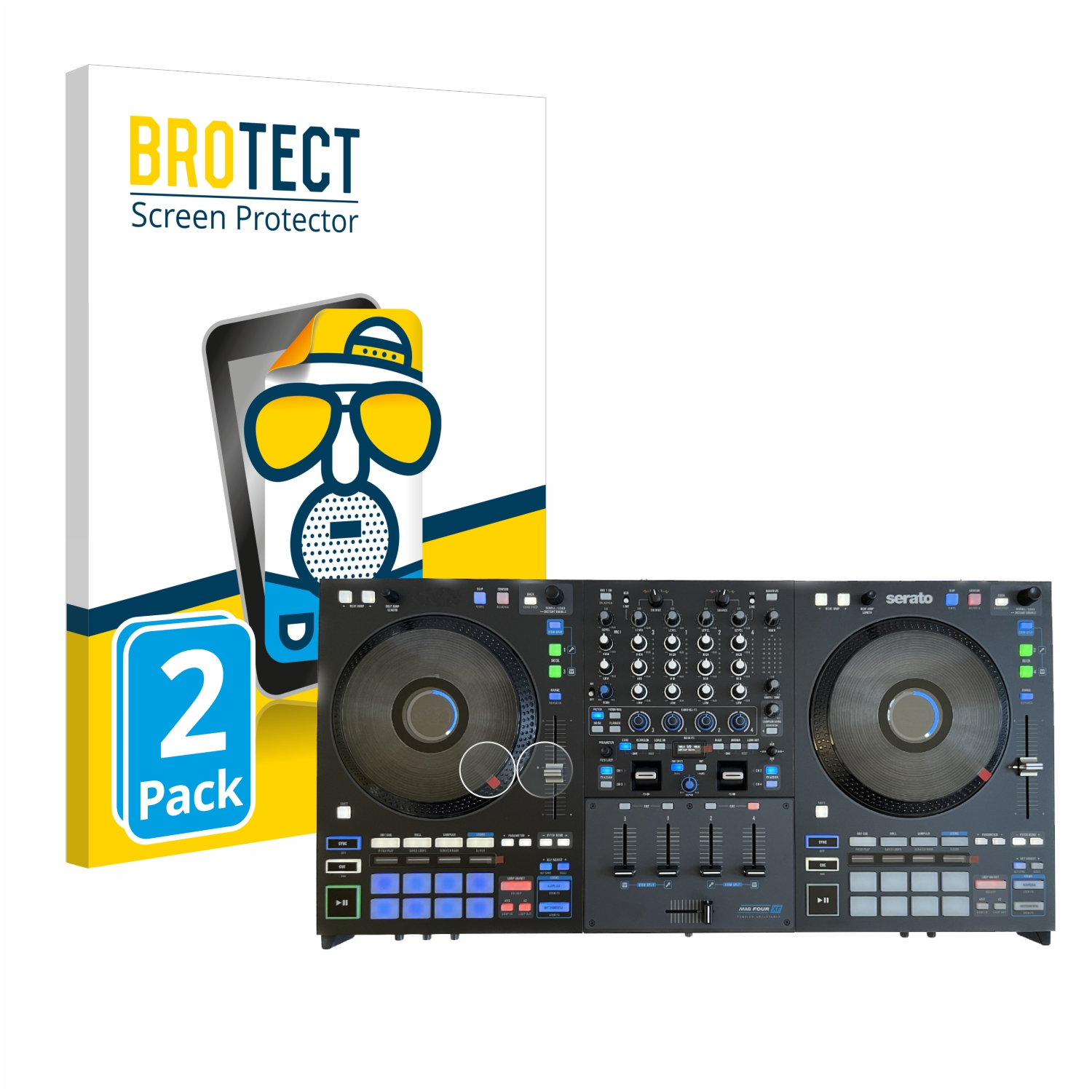 2x BROTECT Entspiegelungs-Folie pro Rane Four