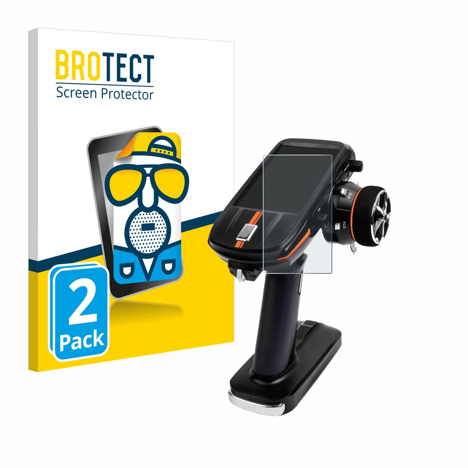 2x BROTECT Entspiegelungs-Folie pro RadioLink RC8X