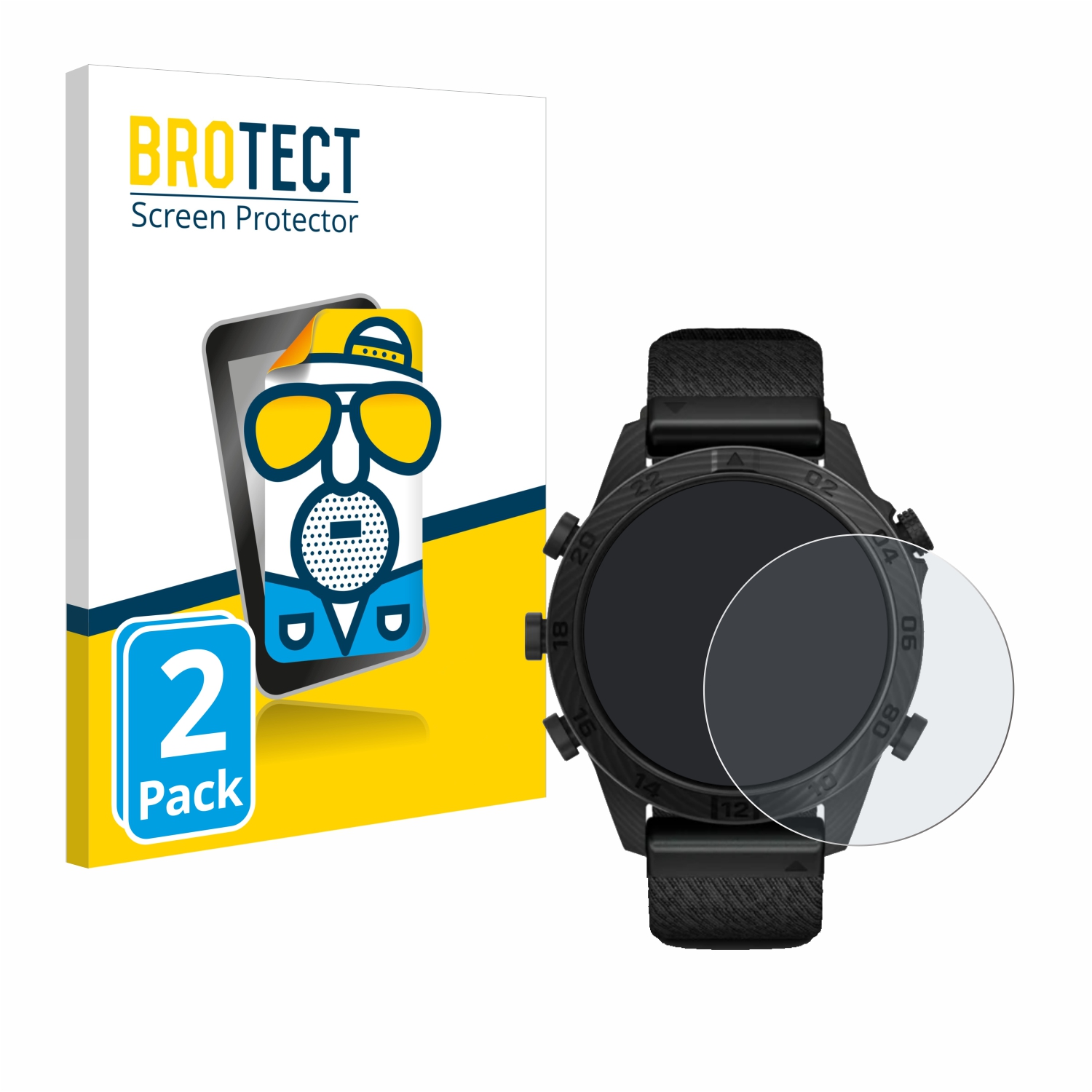 2x BROTECT Entspiegelungs-Folie pro Garmin Marq Commander Gen 2