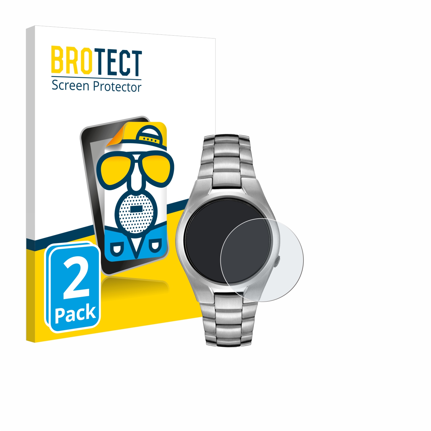 2x BROTECT Entspiegelungs-Folie pro Seiko 5 Automatic SNK603