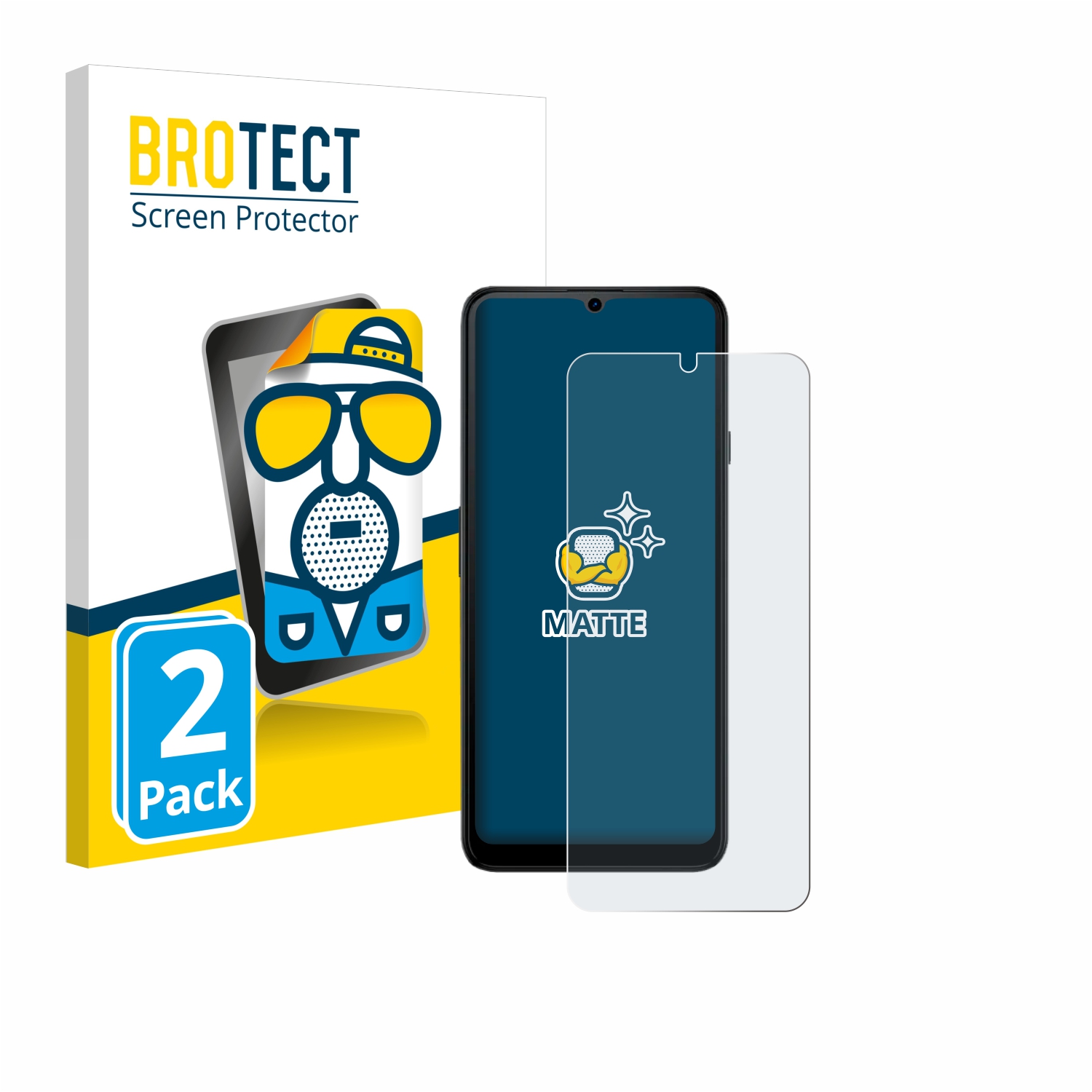 2x BROTECT Entspiegelungs-Folie pro Cubot Note 40