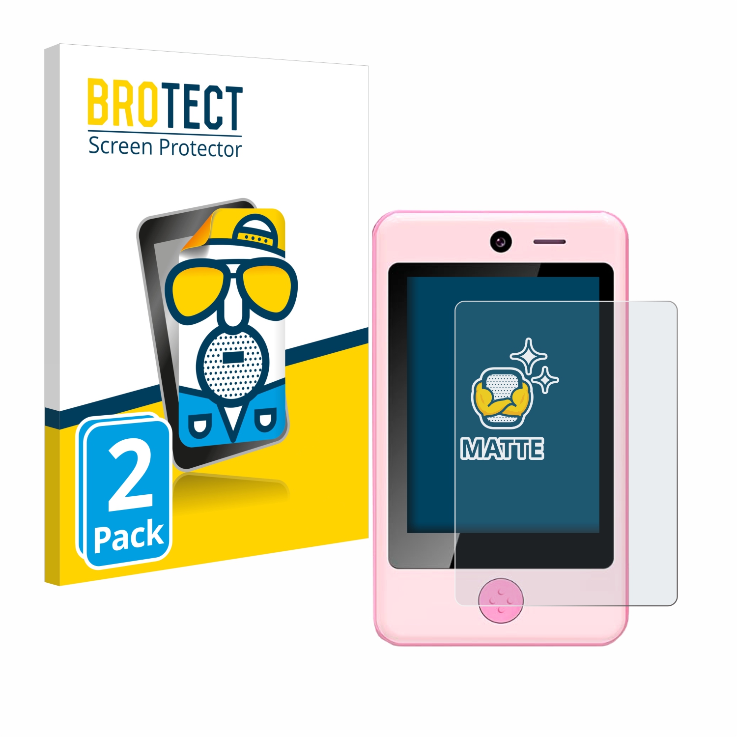 2x BROTECT Entspiegelungs-Folie pro Pthtechus Children?s Smartphone