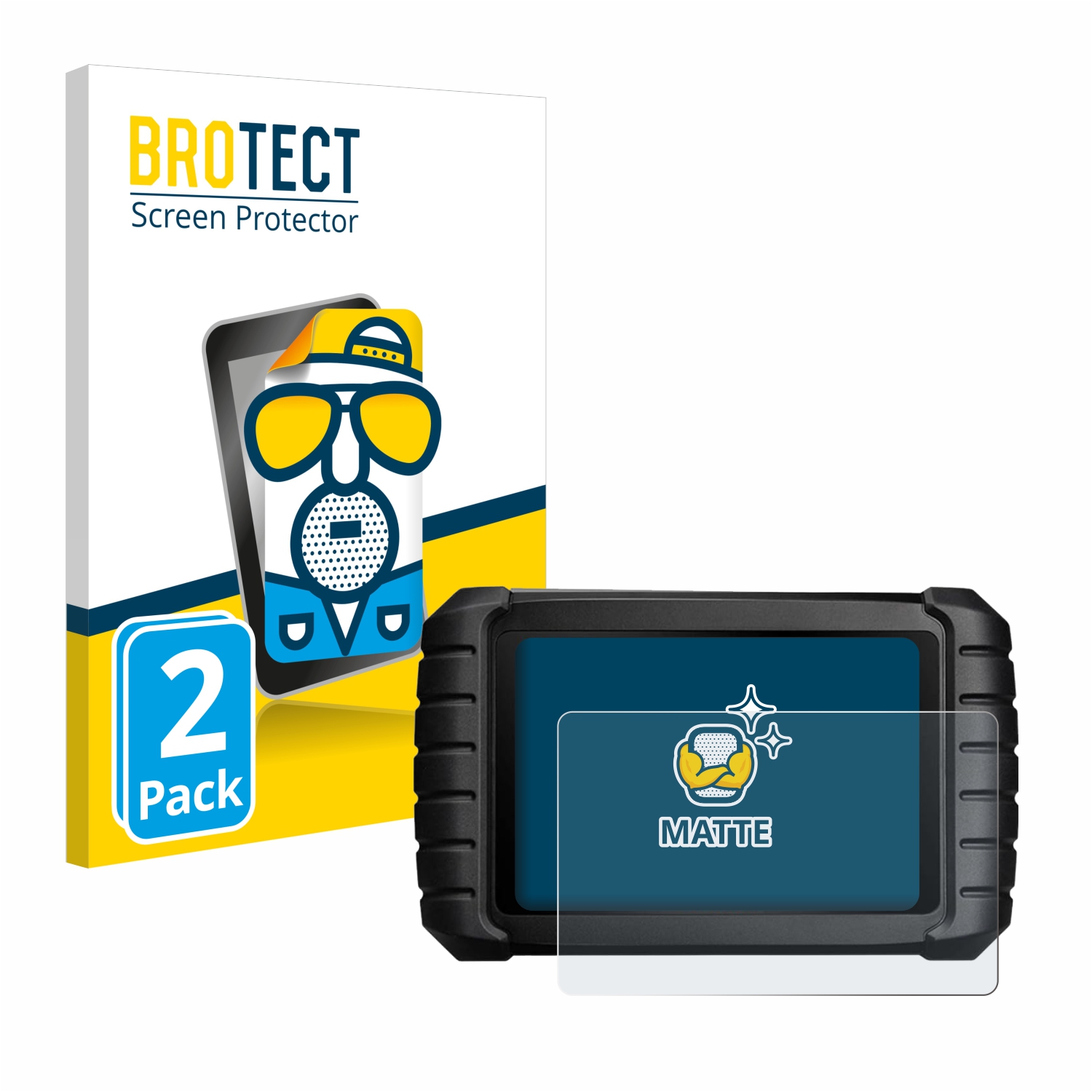 2x BROTECT Entspiegelungs-Folie pro iCarsoft CR Max
