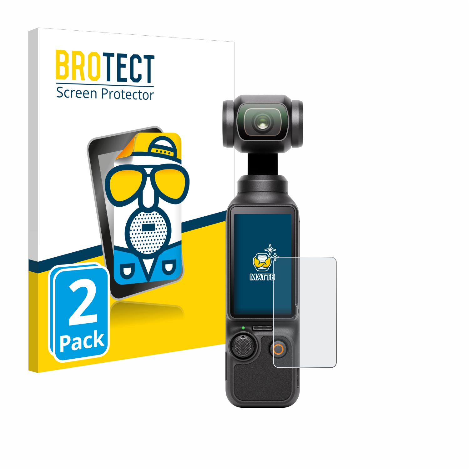 2x BROTECT Entspiegelungs-Folie pro DJI Osmo Pocket 3