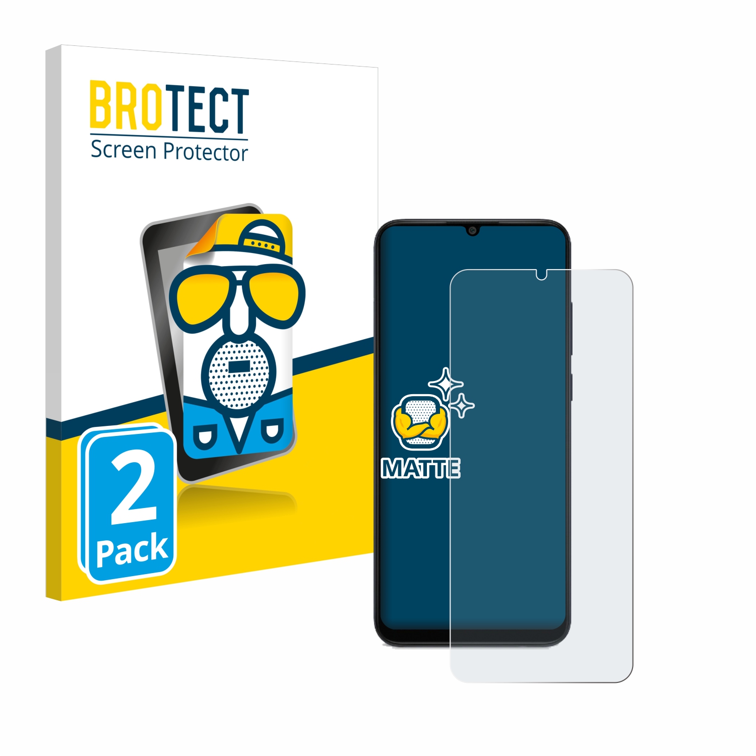 2x BROTECT Entspiegelungs-Folie pro Samsung Galaxy A04e