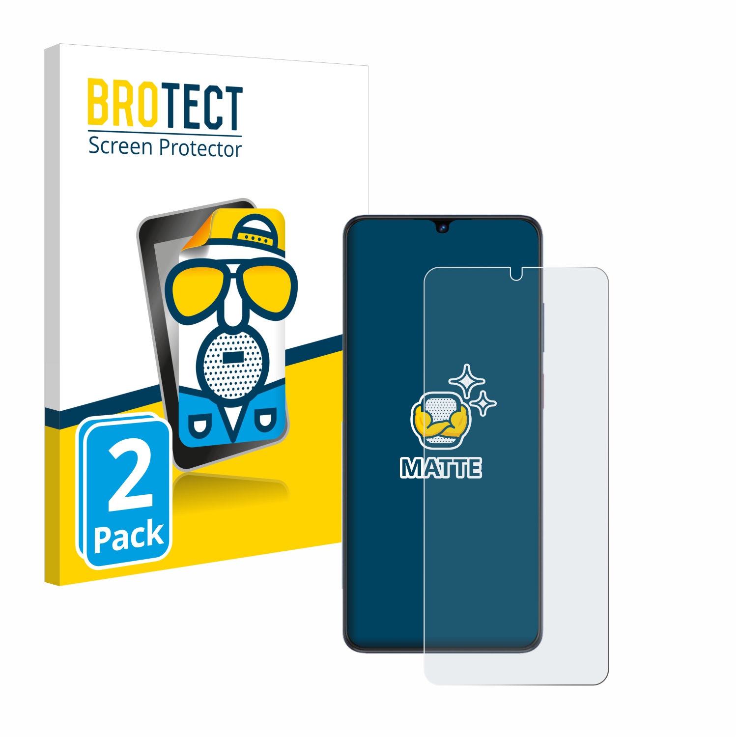 2x BROTECT Entspiegelungs-Folie pro ZTE Blade V50 Vita