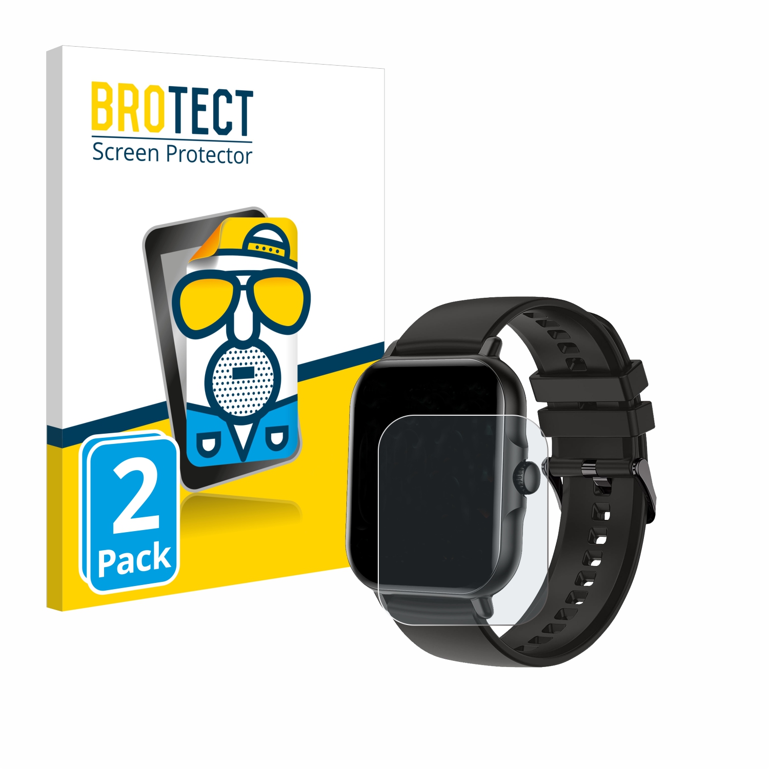 2x BROTECT Entspiegelungs-Folie pro AcclaFit KM13 1.83