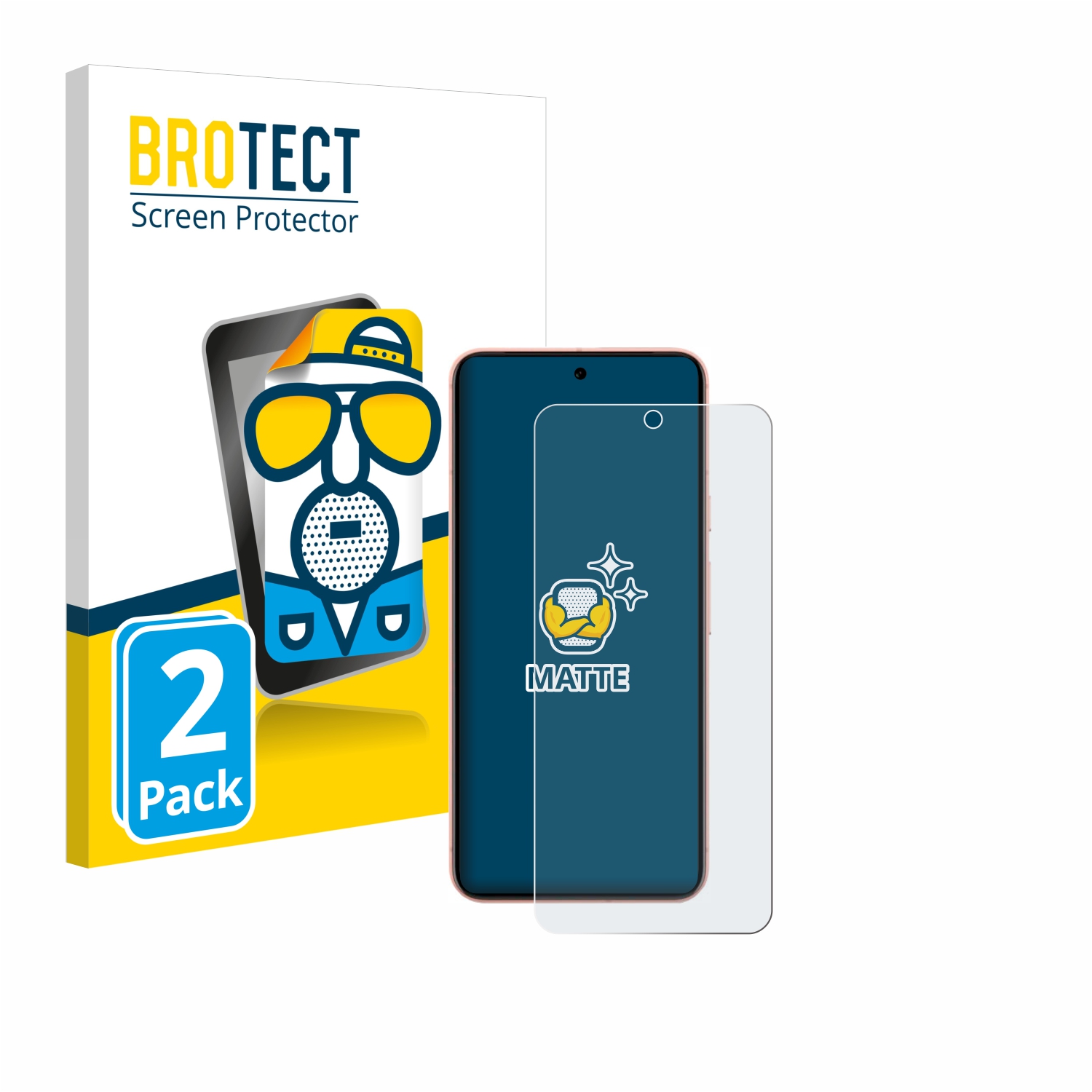 2x BROTECT Entspiegelungs-Folie pro Google Pixel 8 (case-friendly)