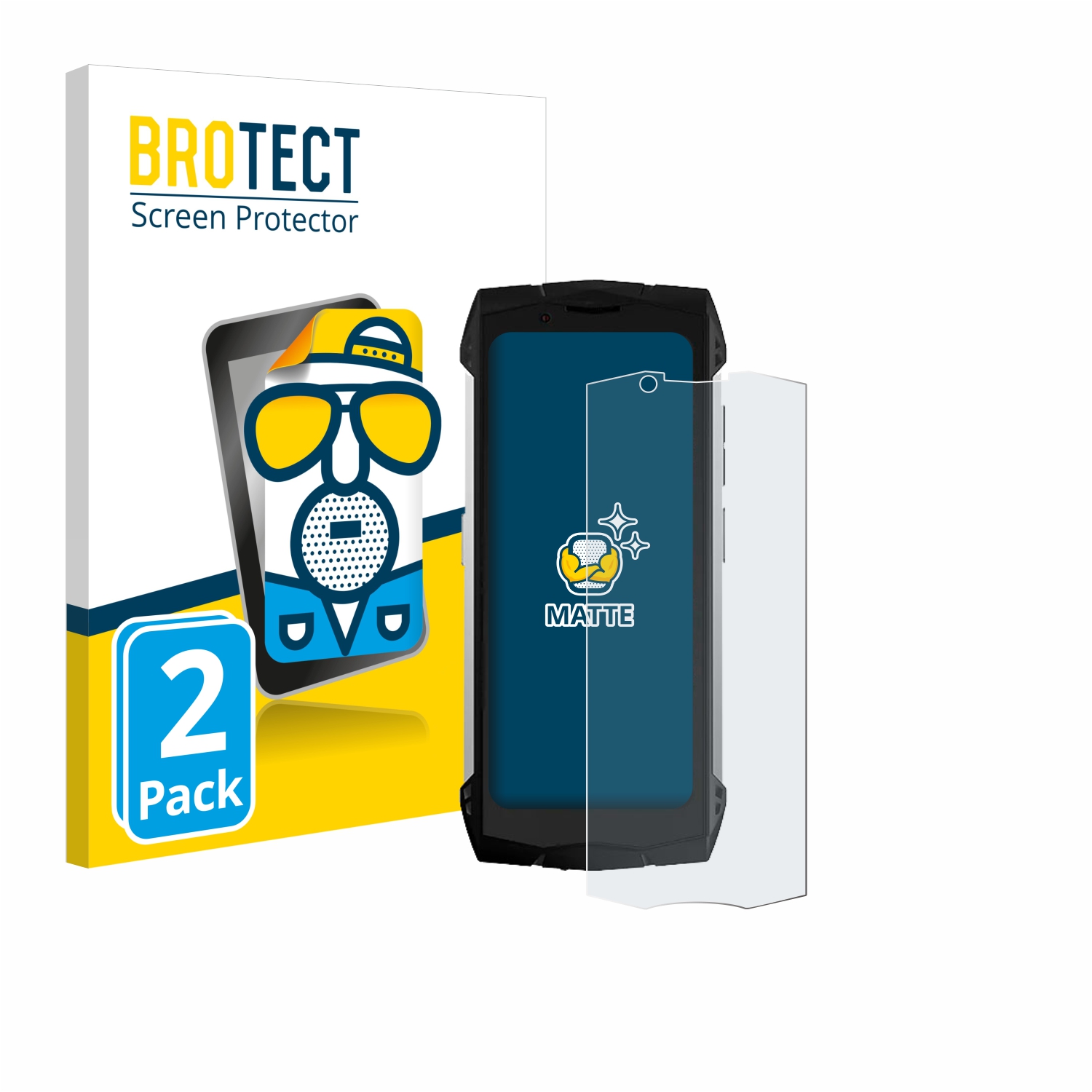 2x BROTECT Entspiegelungs-Folie pro Doogee S Mini
