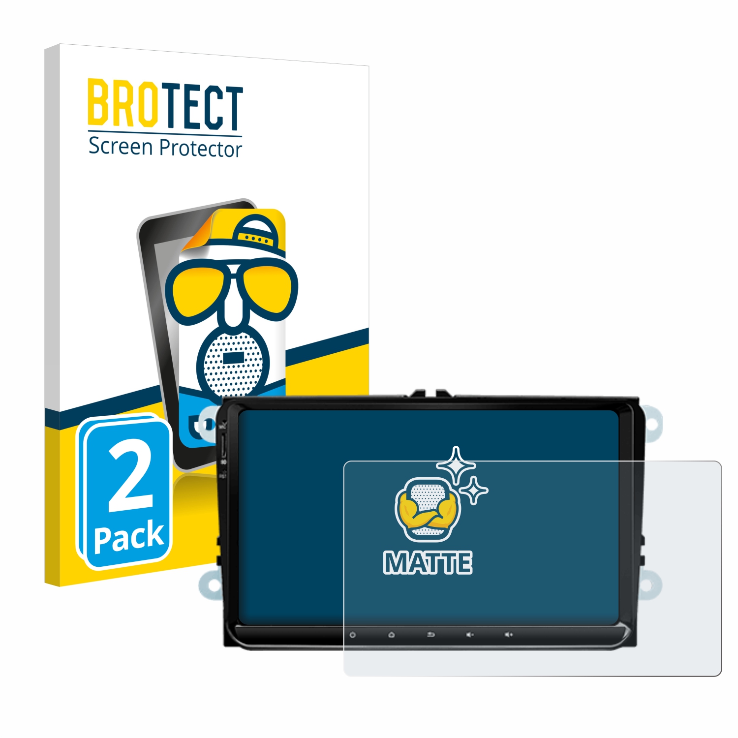 2x BROTECT Entspiegelungs-Folie pro Eonon 53 SE