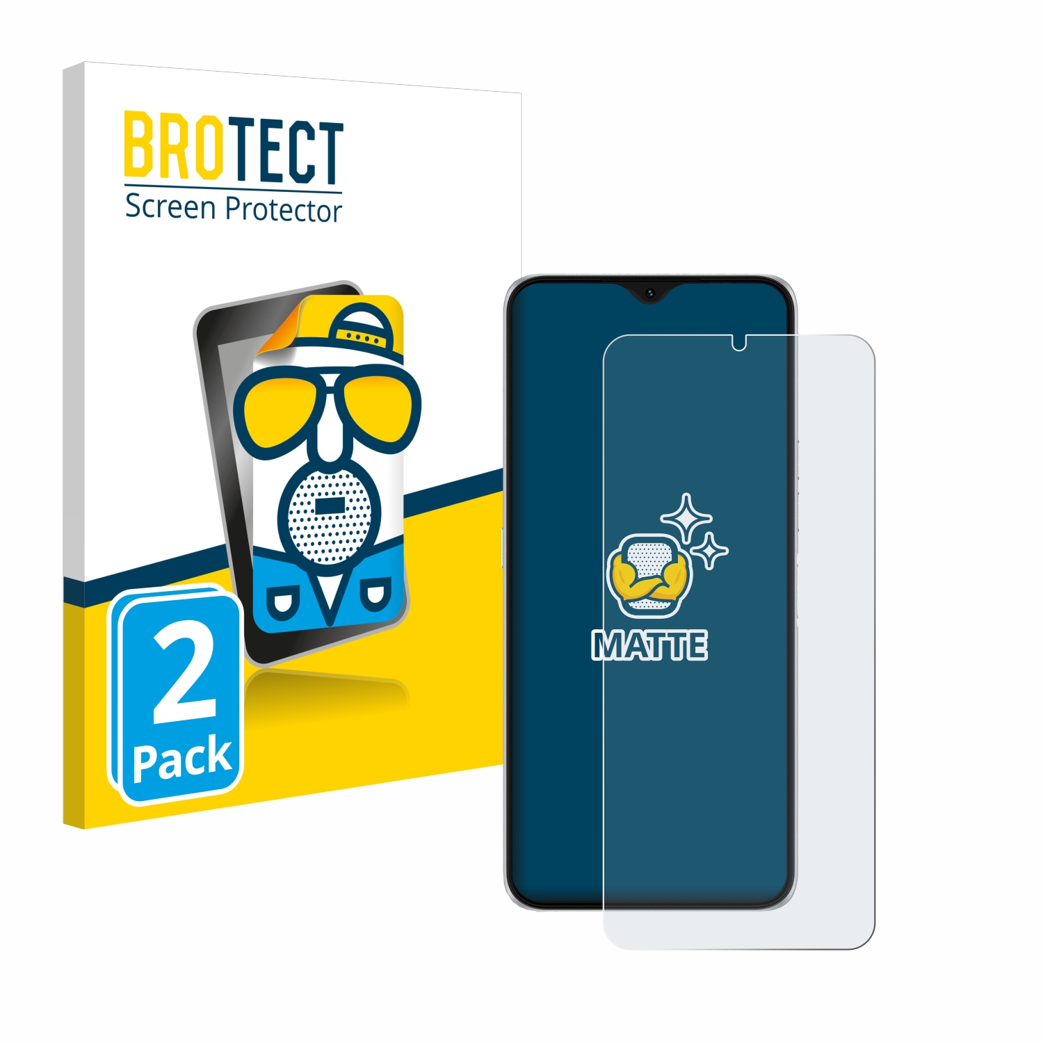 2x BROTECT Entspiegelungs-Folie pro Umidigi F3 Pro 5G