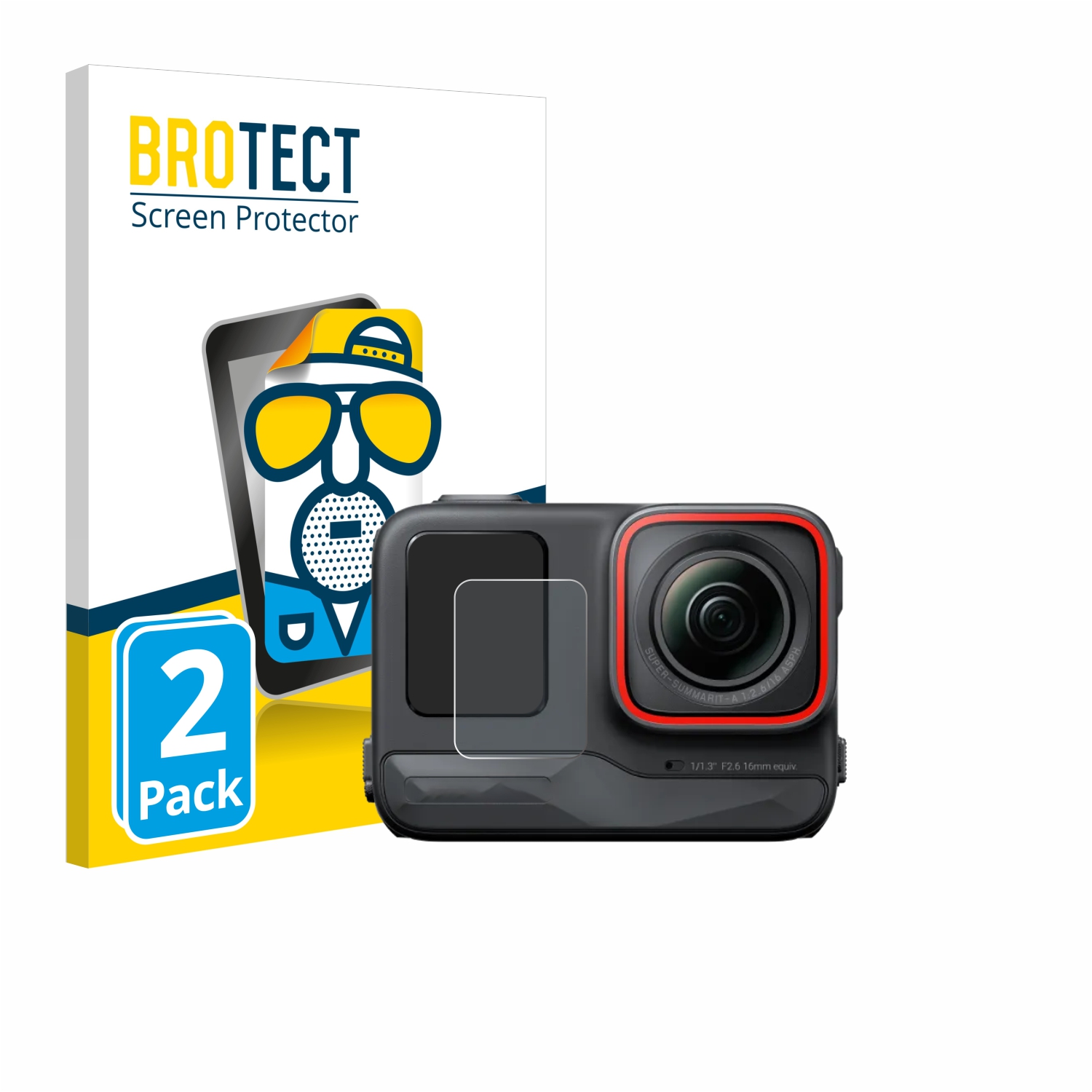2x BROTECT Entspiegelungs-Folie pro Insta360 Ace Pro (přední displej)