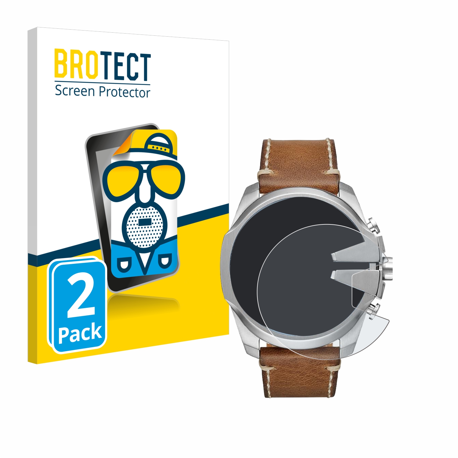 2x BROTECT Entspiegelungs-Folie pro Diesel Mega Chief