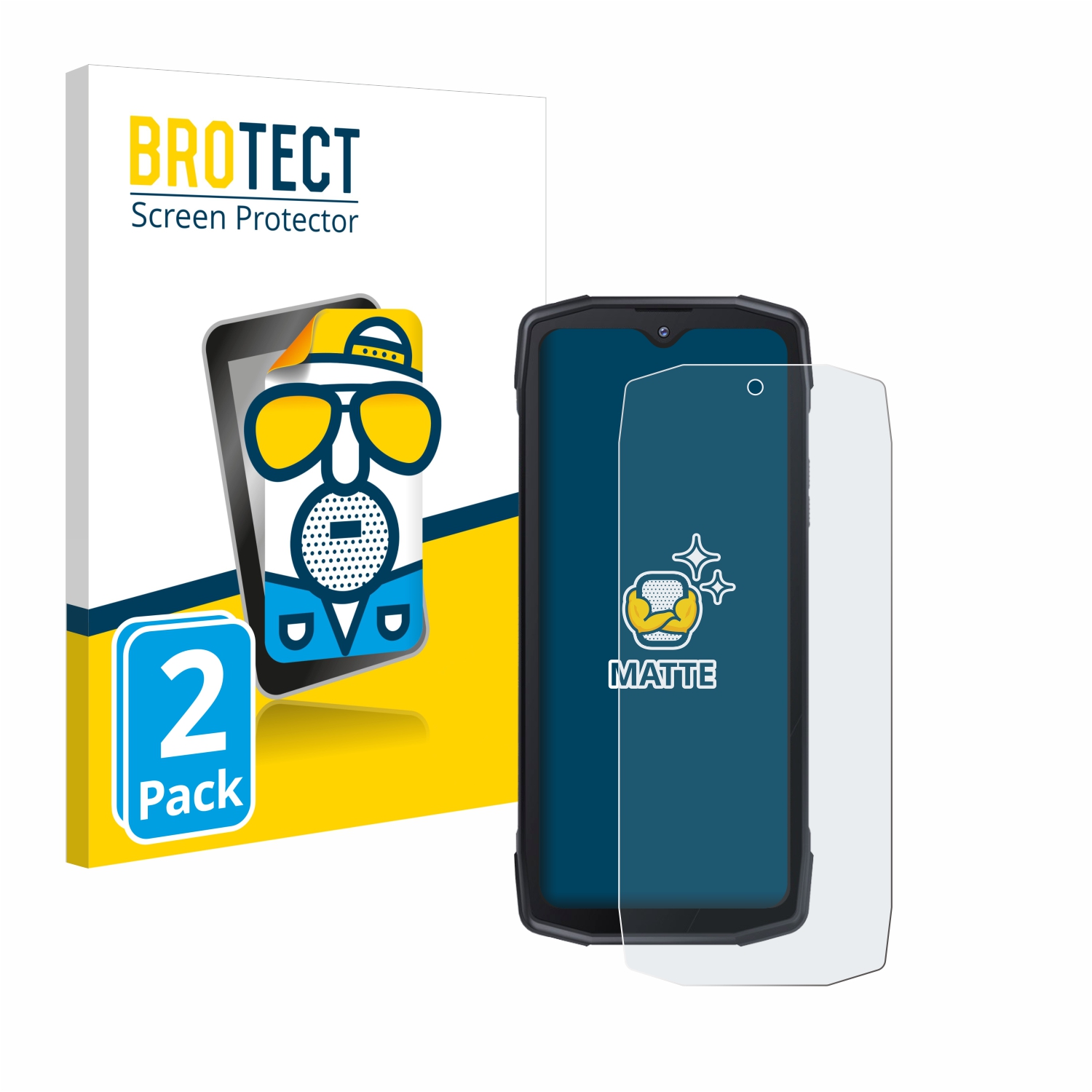 2x BROTECT Entspiegelungs-Folie pro Cubot King Kong Star 5G