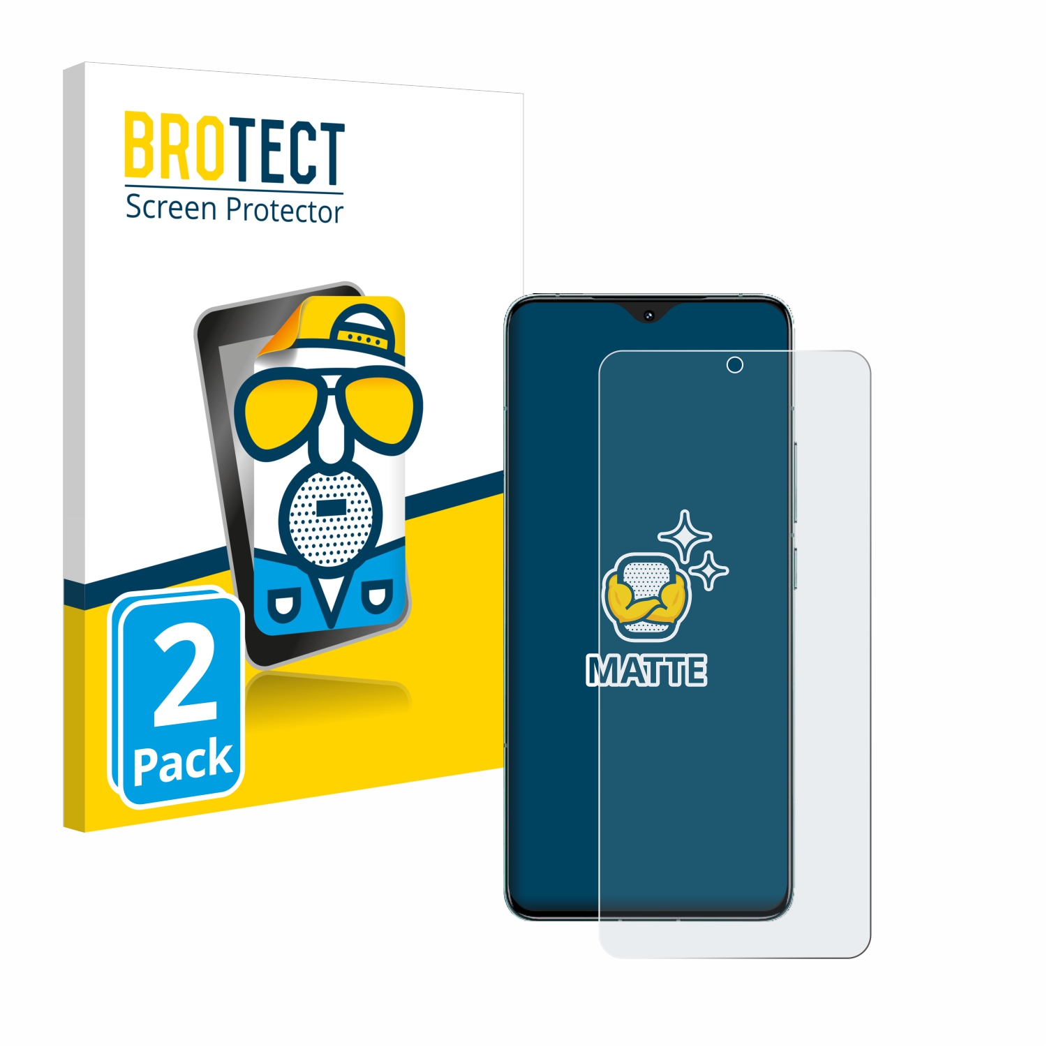 2x BROTECT Entspiegelungs-Folie pro Xiaomi Redmi K70 Pro