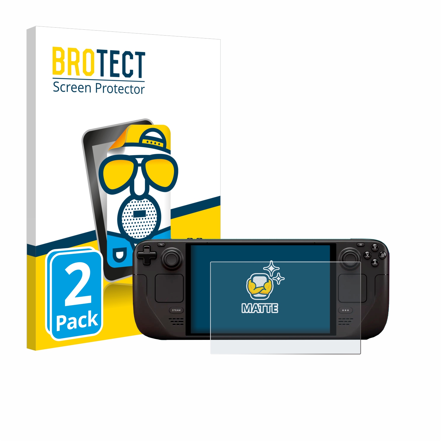 2x BROTECT Entspiegelungs-Folie pro Valve Steam Deck OLED