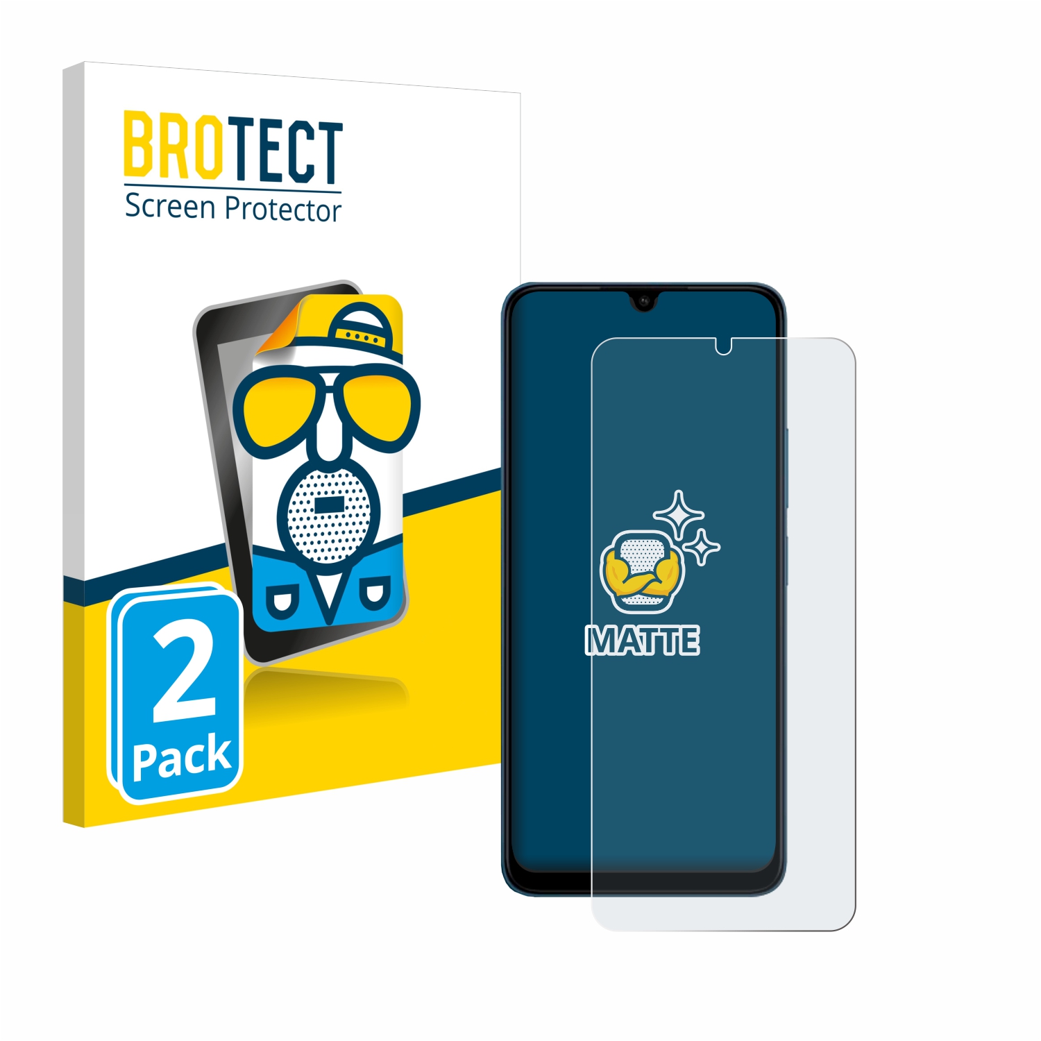 2x BROTECT Entspiegelungs-Folie pro Xiaomi Redmi 13C 5G
