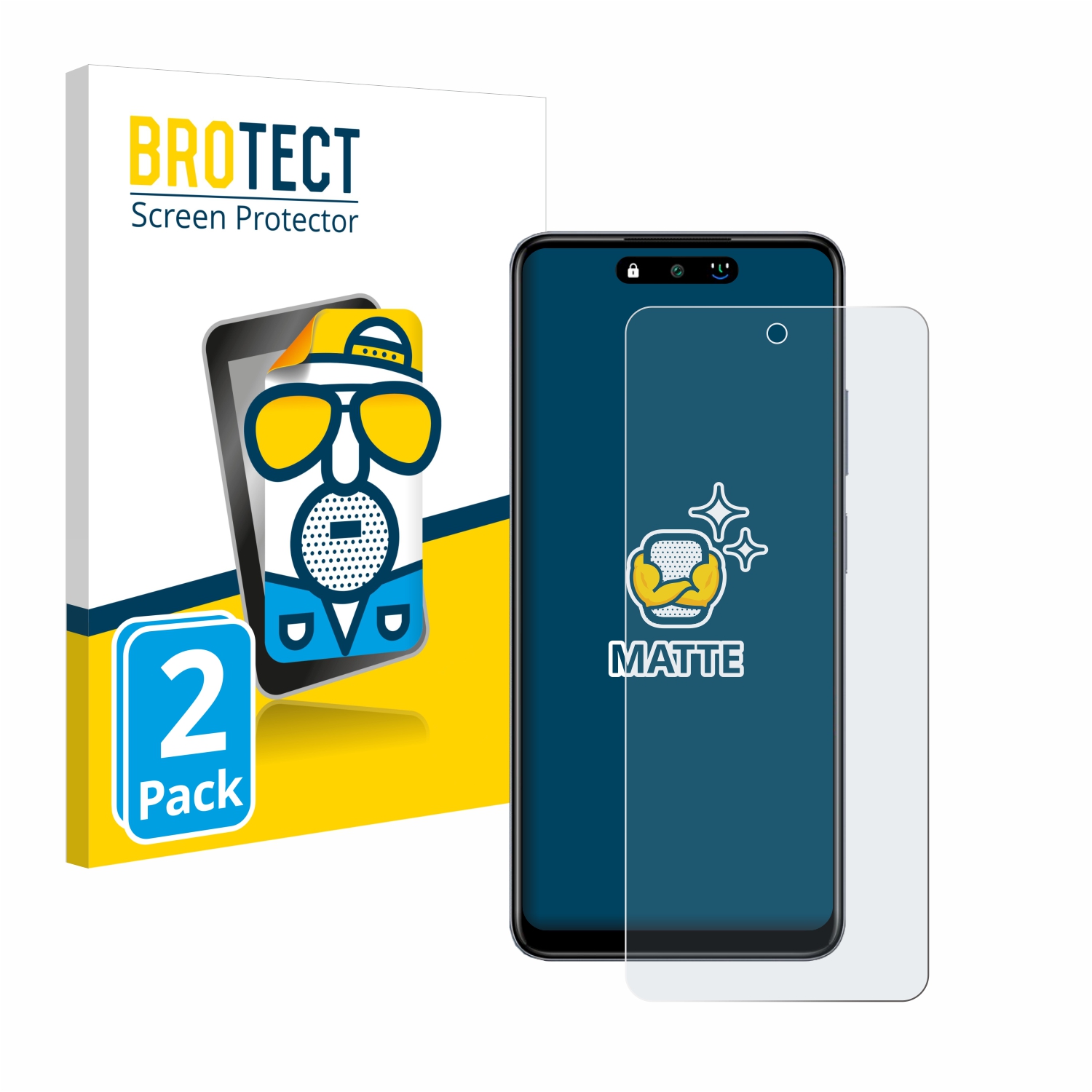 2x BROTECT Entspiegelungs-Folie pro Infinix Smart 8 HD