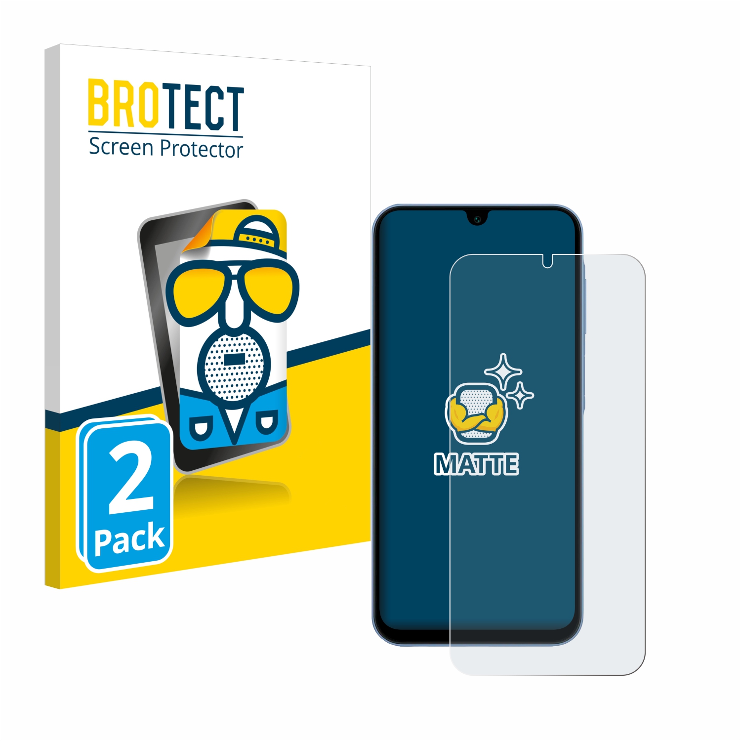 2x BROTECT Entspiegelungs-Folie pro Samsung Galaxy A15 5G