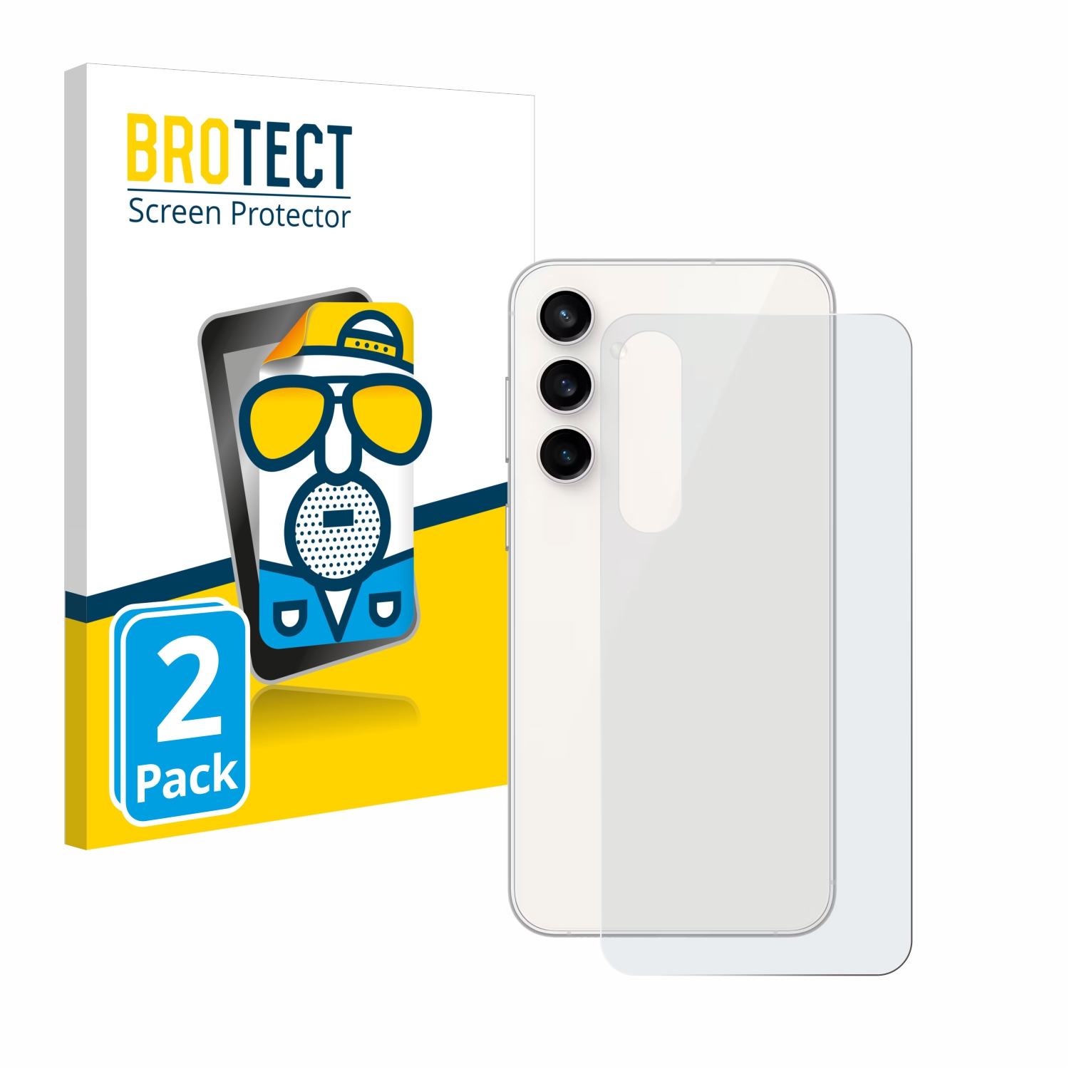 2x BROTECT Entspiegelungs-Folie pro Samsung Galaxy S23 FE (zadní strana)