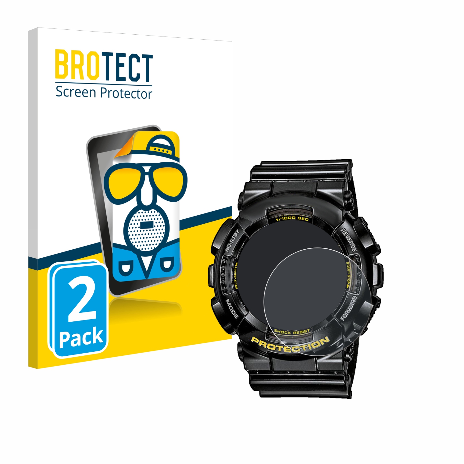 2x BROTECT Entspiegelungs-Folie pro Casio G-Shock GA-110GB-1A