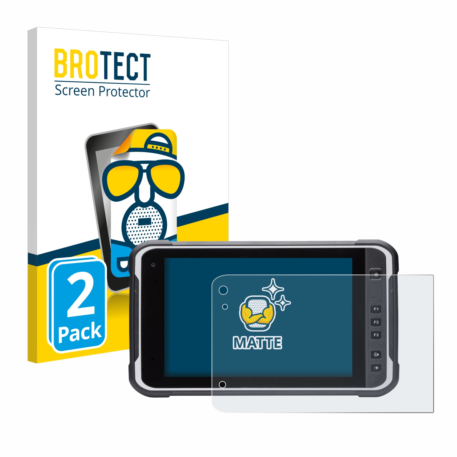 2x BROTECT Entspiegelungs-Folie pro Handheld Algiz RT8