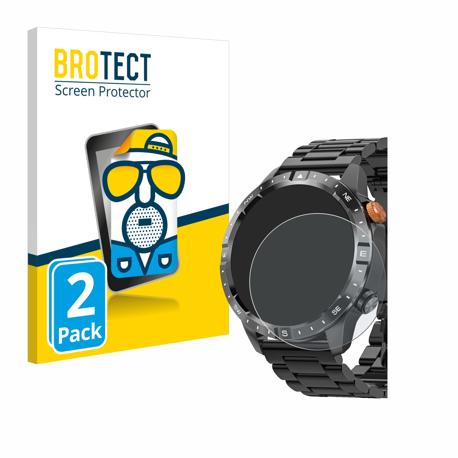 2x BROTECT Entspiegelungs-Folie pro Swgota AK57 1.43