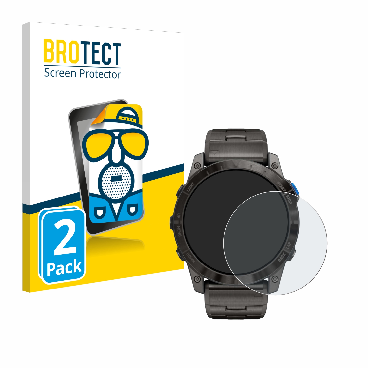 2x BROTECT Entspiegelungs-Folie pro Garmin D2 Mach1 Pro