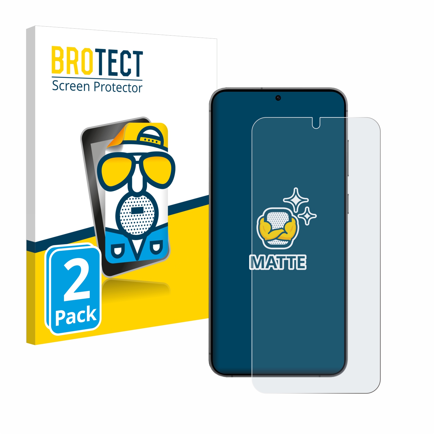 2x BROTECT Entspiegelungs-Folie pro Samsung Galaxy S24 Plus